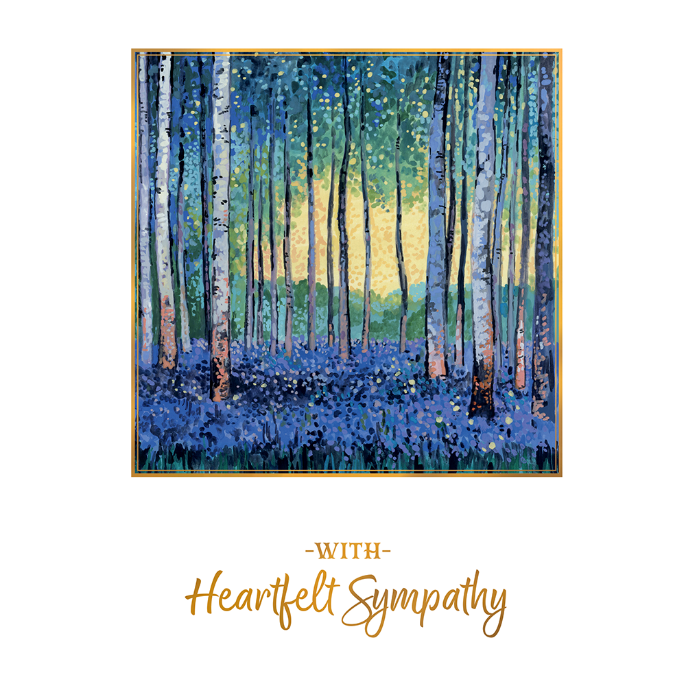 Birch Forest Sympathy Card
